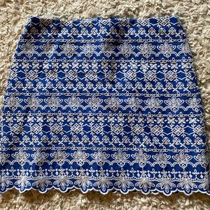 Gorgeous embroidered mini skirt